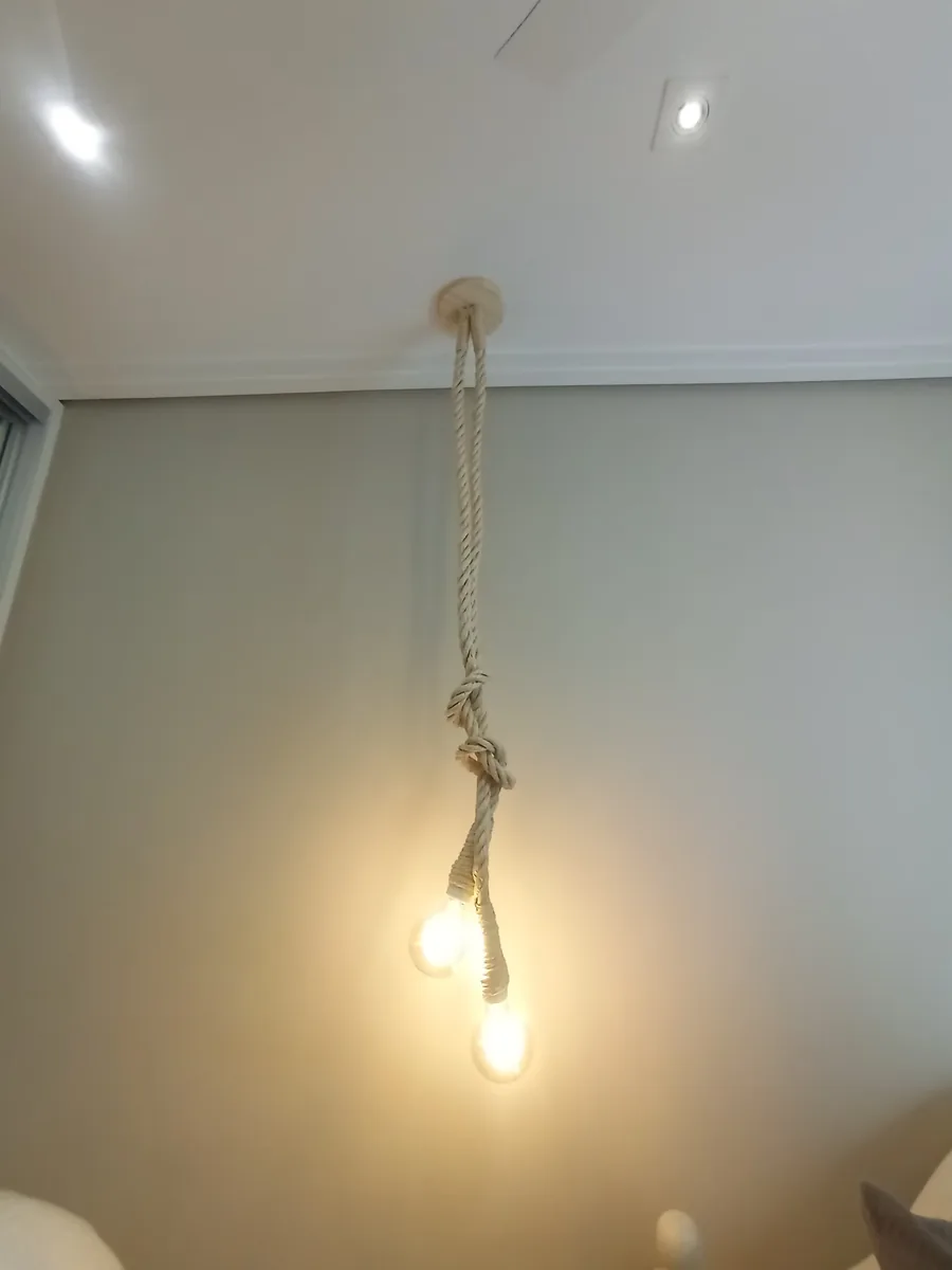 Luminária instalada
